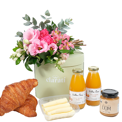 *Cesta de Café da Manhã na Caixa