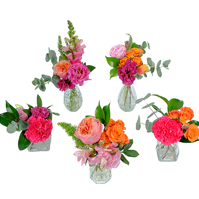 Caminho de Mesa em Garrafinhas