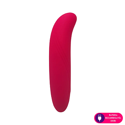 VIBRADOR GOLFINHO PONTO G AVELUDADO RECARREGÁVEL