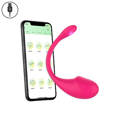 VIBRADOR DE CASAL EM FORMATO DE GLAND - APLICATIVO