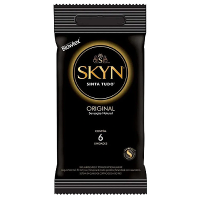 PRESERVATIVO SKYN ORIGINAL  C/ 6 UNIDADES BLOWTEX