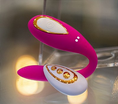 VIBRADOR DE CASAL COM CONTROLE REMOTO