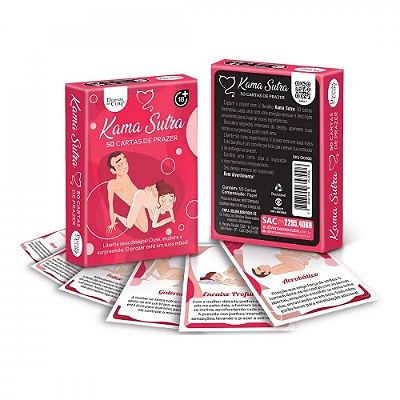 BARALHO KAMA SUTRA 50 CARTAS POSICOES DIVERSÃO AO CUBO