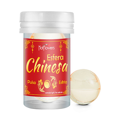 BOLINHA HOT BALL ESFERA CHINESA 02 UNIDADES - HOT FLOWERS