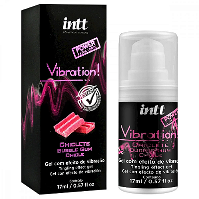 GEL VIBRATION SABORES 17ML - LINHA COMPLETA - INTT
