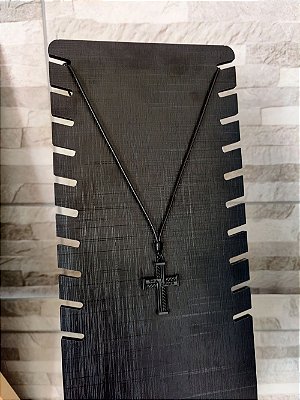 COLAR CRUCIFIXO BLACK