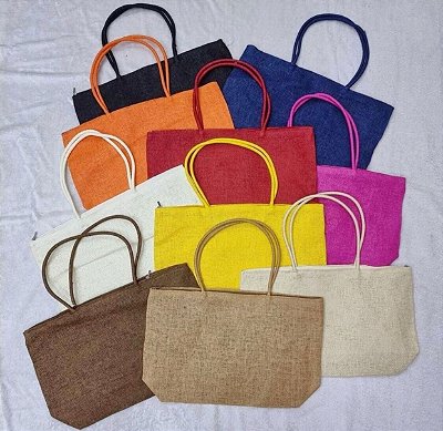old jute bolsas