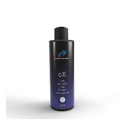 Ox Hair Lightener 900ml: Com Extrato de maracujá  10 VL 3% de Peróxido  de Hidrogênio.