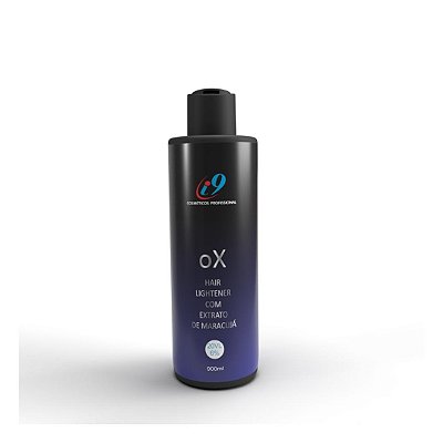 Ox Hair Lightener 900ml: Com Extrato de maracujá  20 VL 6% de Peróxido  de Hidrogênio.
