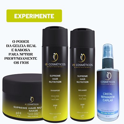 COMBO KIT SUPREME HAIR NUTRITION + CRISTAL REPARADOR
