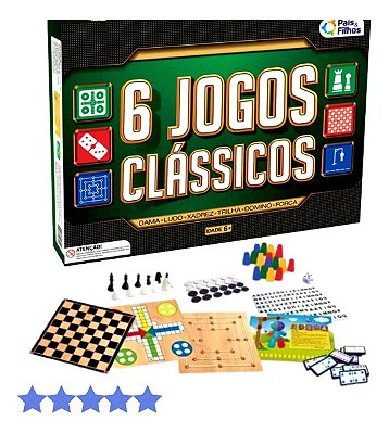 Jogo Xadrez 1155 Pais E Filhos - Jogo de Dominó, Dama e Xadrez