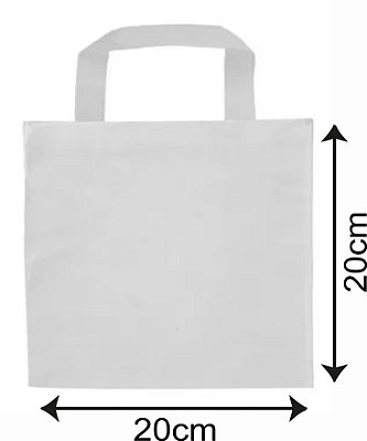 10 SACOLAS TAMANHO 20cmX20cm  PARA SUBLIMAÇÃO