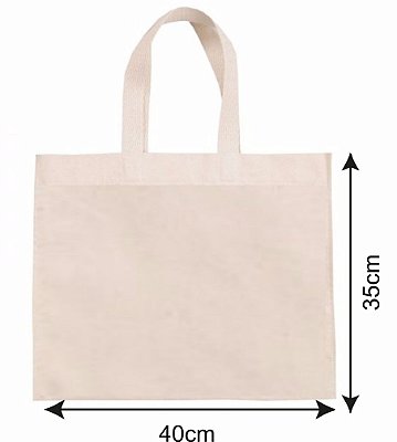 SACOLA ECOBAG TAMANHO 40cmX35cm