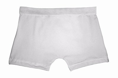 10 CUECAS BOX INFANTIL BRANCA  PARA SUBLIMAÇÃO