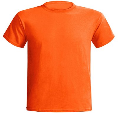 10 CAMISAS COR LARANJA