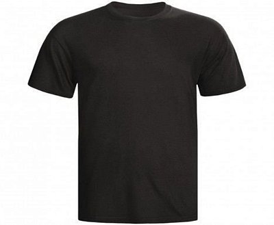 10 CAMISAS COR PRETAS