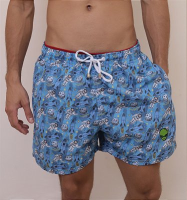 Short Tactel Masculino modelo astronalta - Neso