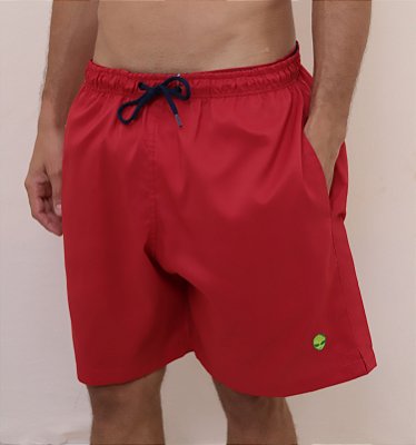 Short Liso Invasor Vermelho