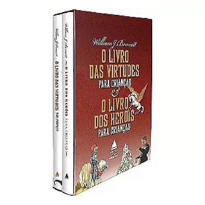 Box O livro das virtudes para crianças e O livro dos heróis para crianças