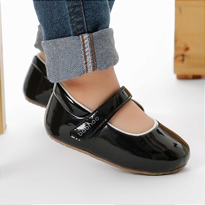 Sapatilha Lisa Verniz Preto
