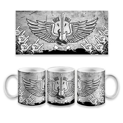 Caneca Rock n' Roll Never Die