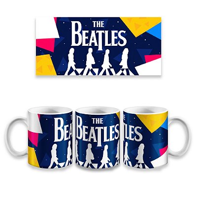 Caneca Fundo Colors The Beatles