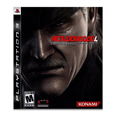 Jogo Metal Gear Solid 4 Guns of the Patriots - Playstation 3