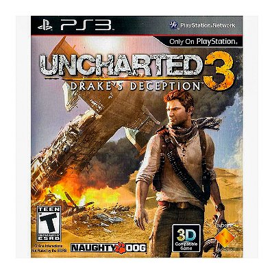 Jogo Uncharted 3 Drake's Deception - Playstation 3