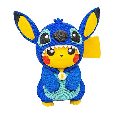 Pikachu Stitch 3D – Boneco Colecionável Decorativo