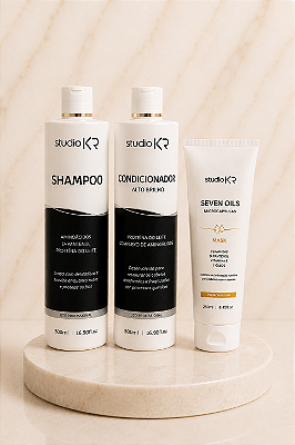 Shampoo + Condicionador + Hidratação 7 Oléos