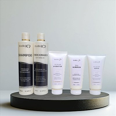 Shampoo + Condicionador + Kit Cronograma