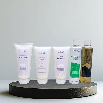 Kit Cronograma + Repositor de Colágeno + Matizador Green