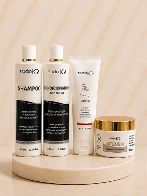 Shampoo + Condicionador + Hidratação Intensiv + Protetor térmico