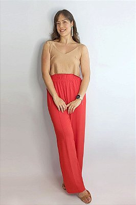 CALÇA PANTALONA VALENTINA VERMELHA
