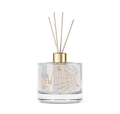 Difusor de Aromas Felicidade - Damasco com Peônia 240ml