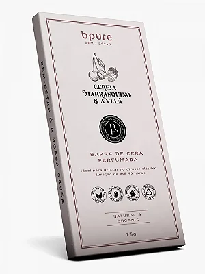 Barra de Cera Perfumada - Cereja Marrasquino e Avelã - 75g