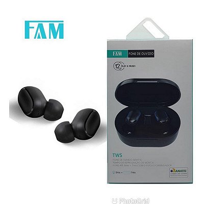 Fone de Ouvido Bluetooth Fam - TWST07