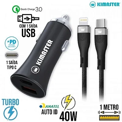 KIT VEICULAR KIMASTER 40W