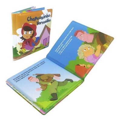 Livro Educativo Para Banho Infantil - Chapeuzinho