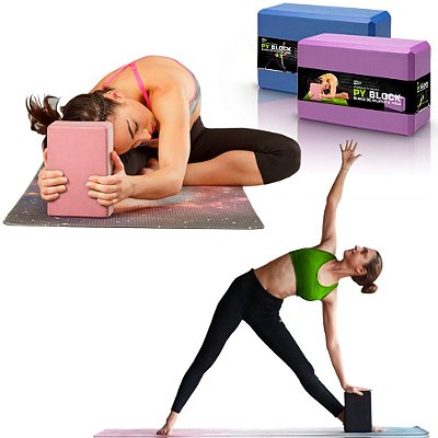 Bloco De Yoga / Pilates - Alta Densidade -eva Cores Variadas