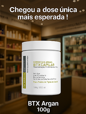 DUPLICADO - BTX Argan Morrocan Oil 100g