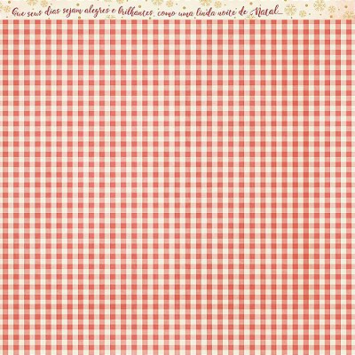 Papel Scrapbook - SDN-141 - Litoarte - Natal Elementos para Recorte - 30,5 x 30,5cm