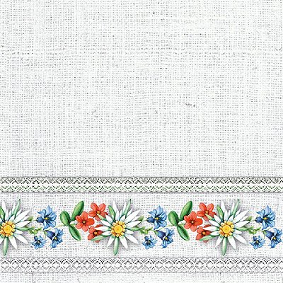 Guardanapo - 13312884 - Bavarian Flowers Stone - 33x33cm