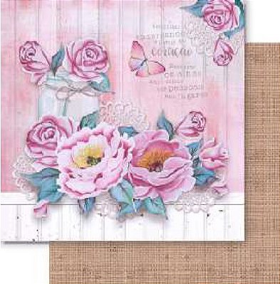 Papel Scrapbook - SD1-092 - Litoarte - Dupla face By Lili Negrão