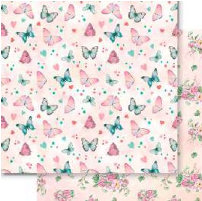 Papel Scrapbook - SD1-096 - Litoarte - Renascer - Lili Negrão