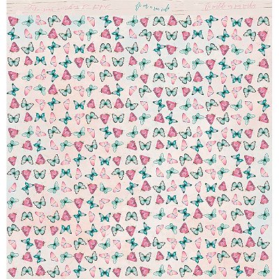 Papel Scrapbook - SD1-098 - Litoarte - Renascer - Lili Negrão