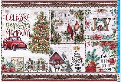 Papel para Decoupage Natal - Coleção Natal Vintage - PDN-147
