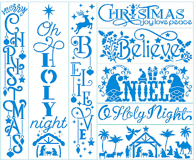 Stencil - ST2N-002 - com 2 Acetatos Natal – Frases