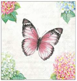 Guardanapo - 13318385 - Butterfly Poem - 33x33cm
