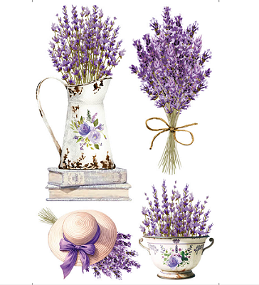 Transfer de Imagem Small - Lavanda - TIS-009